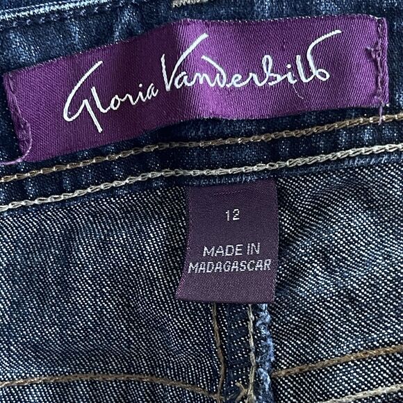 Gloria Vanderbilt Jeans Womens Size 12 Isabelle Flare Blue Classic - Picture 4 of 12